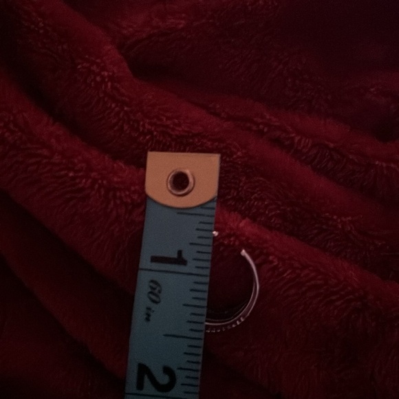 Silver tone stacked double layer Ring - Picture 9 of 11